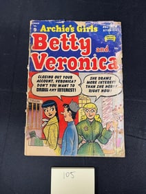Betty and Veronica 9 Archie Golden Age Comic Book