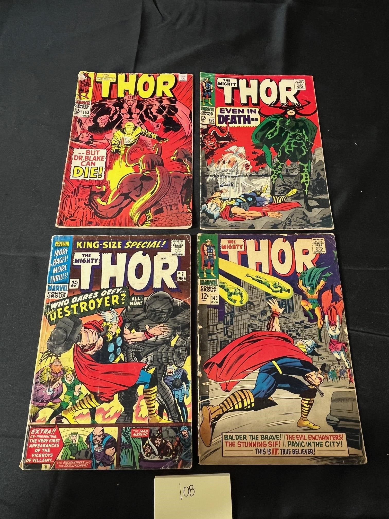 Thor Marvel Silver Age Comic Books (1 of 2)