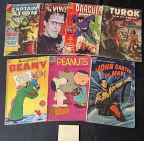 Golden Age & Silver Age Comics w/ Turok 5, Peanuts
