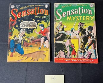 Sensation Mystery 110 & 116 DC Pre-Code Horror