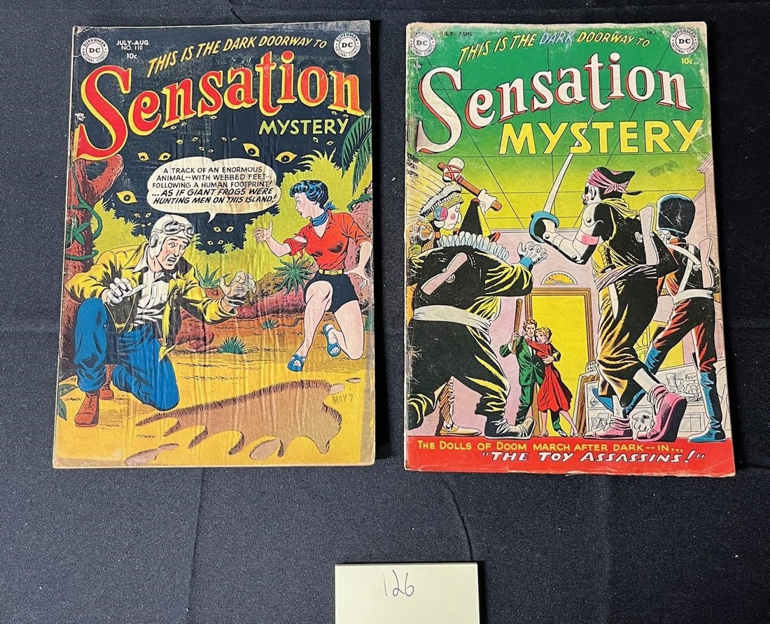 Sensation Mystery 110 & 116 DC Pre-Code Horror (1 of 2)