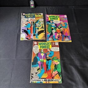 Batman in World's Finest DC Silver Age Comic Books
