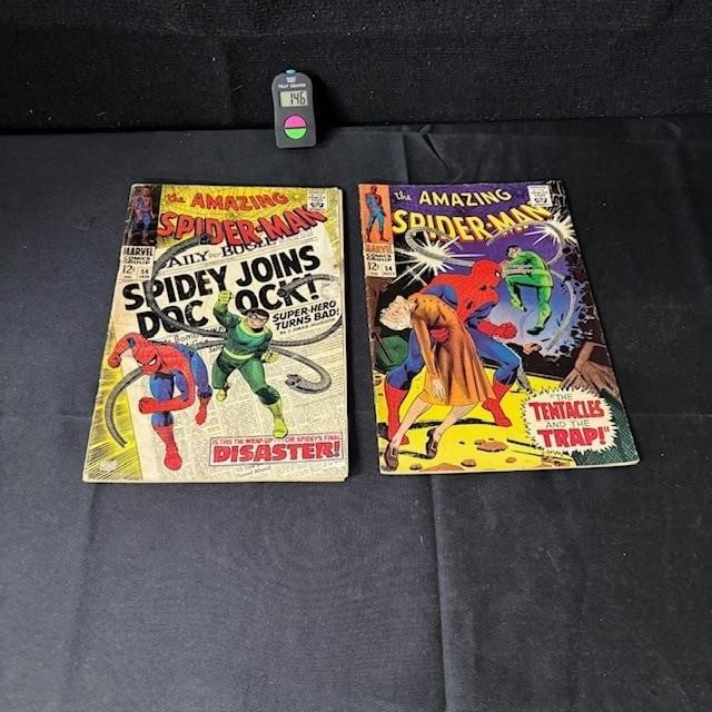 Amazing Spider-man 54 & 56 Marvel Silver Age Comic (1 of 2)