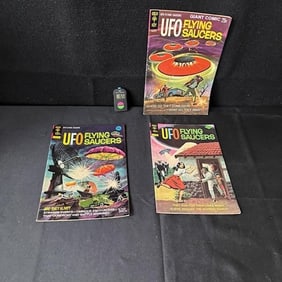 UFO Flying Saucers Gold Key Silver Age Comic Books