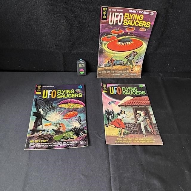 UFO Flying Saucers Gold Key Silver Age Comic Books (1 of 2)
