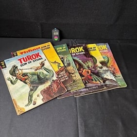 Turok Son of Stone Gold Key Silver Age Comic Books