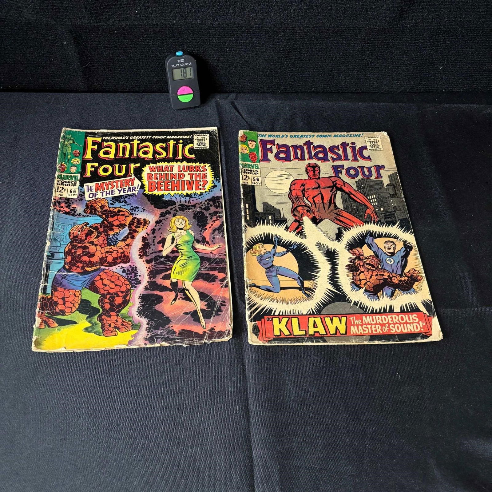 Fantastic Four 56 & 66 Marvel Silver Age Comics (1 of 1)