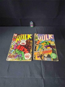 Hulk Marvel Comics 1st Series Group of 2 Comics
