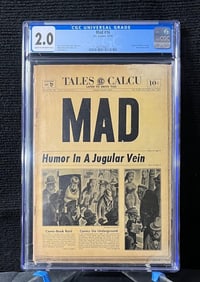 MAD 16 Comics EC Comics Series CGC 2.0