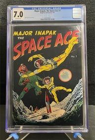 Major Inapak Space Ace 1 CGC 7.0 Comic Book