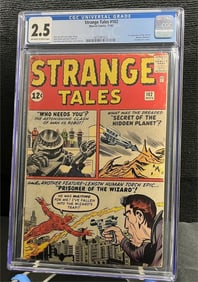 Strange Tales 102 1st App Wizard CGC 2.5