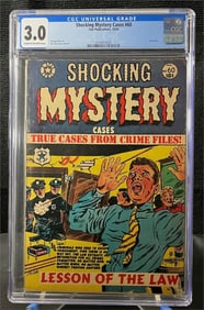 Shocking Mystery Cases LB Cole Art CGC 3.0 Comic