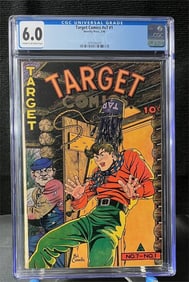 Target Comics V7 #1 Golden Age Comic CGC 6.0