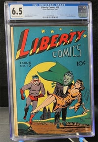 Liberty Comics 10 Golden Age Comic CGC 6.5