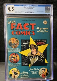 Fact Comics 4 Golden Age Comic CGC 4.6