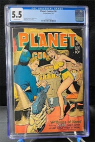Planet Comics 50 CGC 5.0 Good Girl Cover