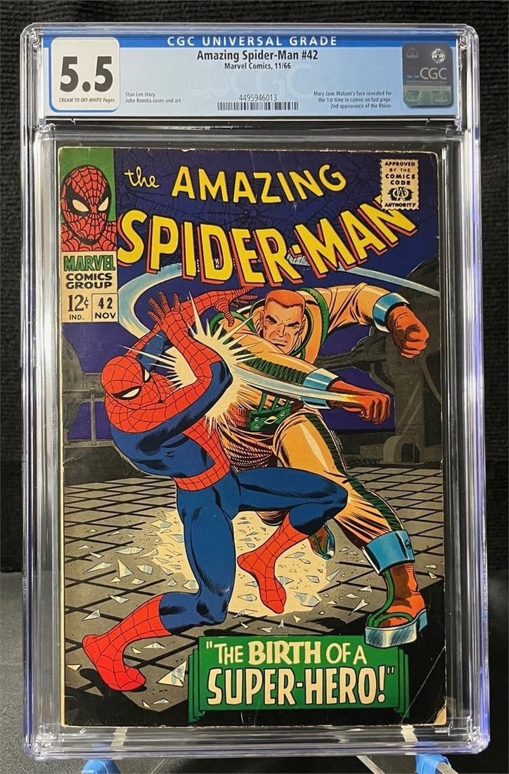 Amazing Spider-man 42 CGC 5.5 Mary Jane Key (1 of 1)