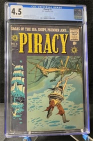 Piracy 5 EC Comics CGC 4.5 Comic