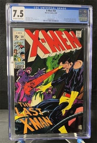 X-men 59 CGC 7.5 Chris Claremont Plot