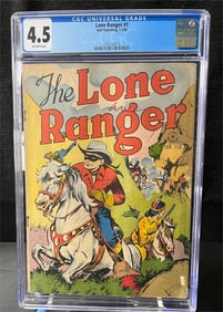 Lone Ranger 1 Golden Age Comic CGC 4.5