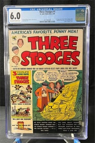 Three Stooges 1st Comic App. CGC 6.0 Comic