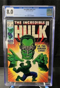 Hulk 115 Marvel Silver Age Comic CGC 8.0