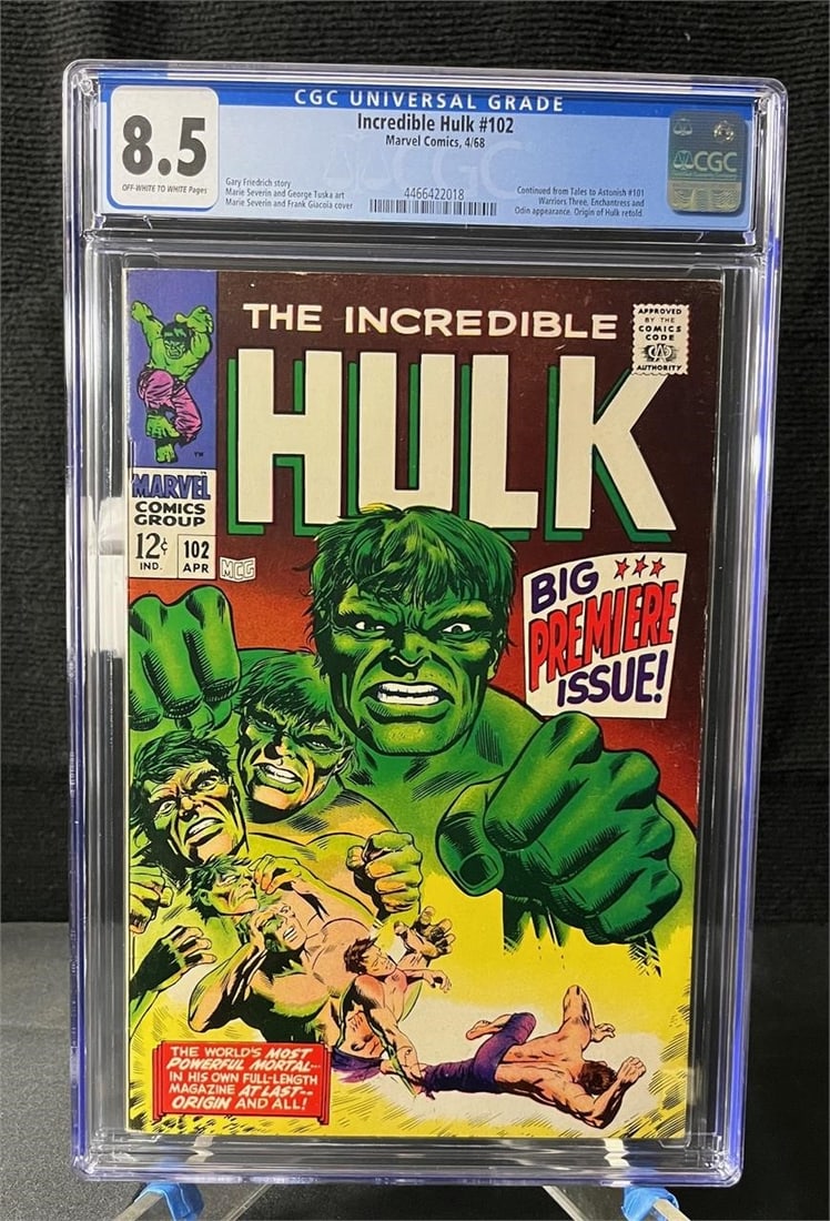 Hulk 102 1st Solo Hulk Silver Age Comic CGC 8.5 (1 of 1)