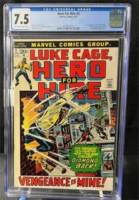 Luke Cage Hero for Hire 2nd Luke Cage CGC 7.5