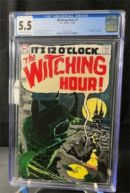 Witching Hour 1 DC Silver Age Horror Key CGC 5.5
