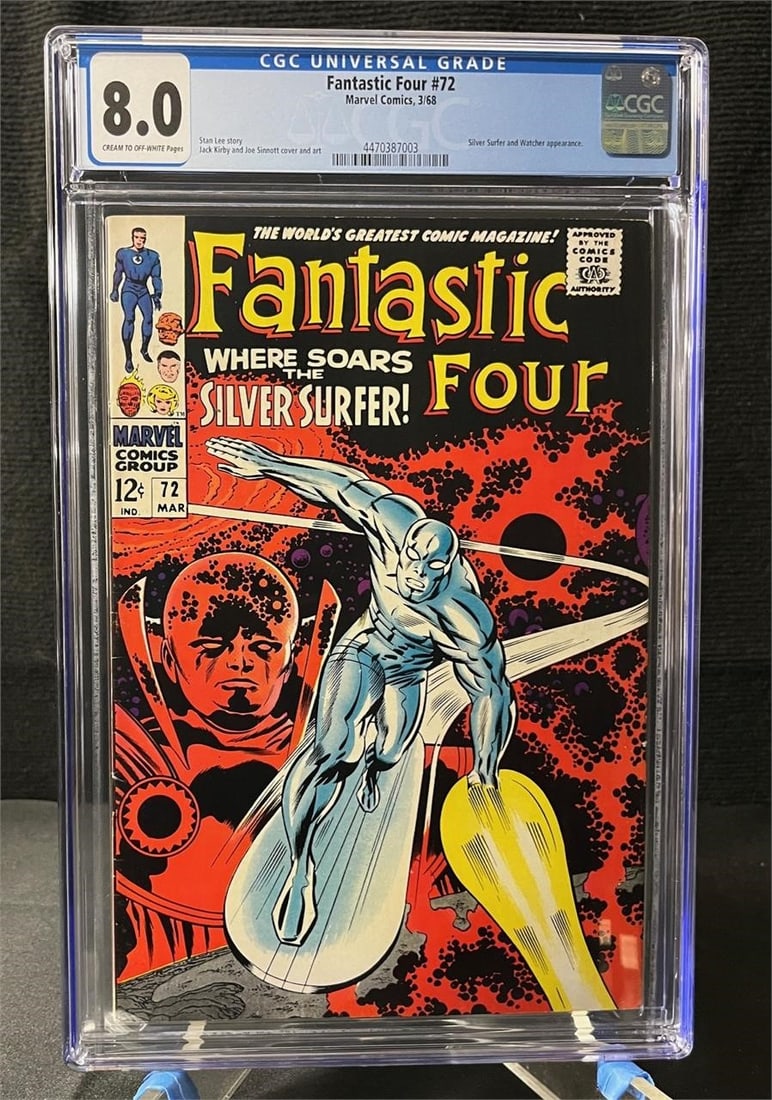 Fantastic Four 72 Marvel Silver Age Comic CGC 8.0 (1 of 1)