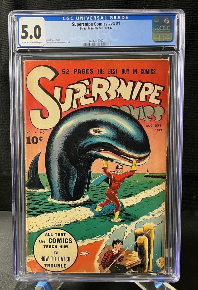 Supersnipe V4#1 Golden Age Comic CGC 5.0 (1 of 1)