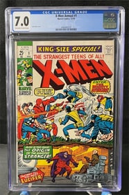 X-men Annual 1 CGC 7.0 Silver Age Jack Kirby