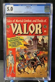 Valor 1 EC Comics Golden Age CGC 5.0