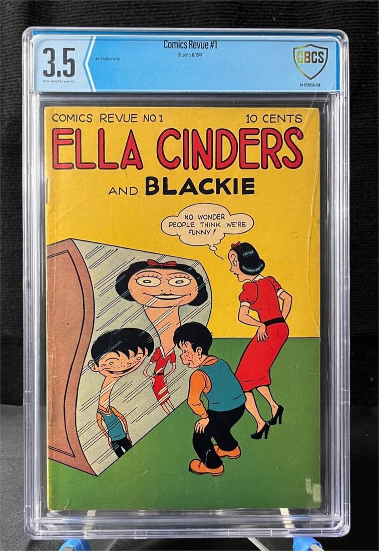 Comics Revue 1 Golden Age Comic CBCS 3.5 (1 of 1)