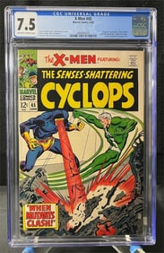 X-men 45 Silver Age Marvel Comic CGC 7.5