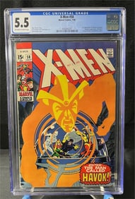 X-men 58 1st App Havok CGC 5.5 Comic