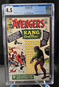 Avengers 8 1st App Kang CGC 4.5 Silver Age Comic