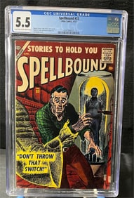 Spellbound 33 CGC 5.5 Silver Age Horror Comic