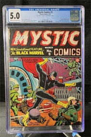 Mystic Comics 5 Alex Schomburg Art CGC 5.5 Key!