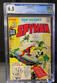 Spyman 1 Jim Steranko 1st Art CGC 6.5