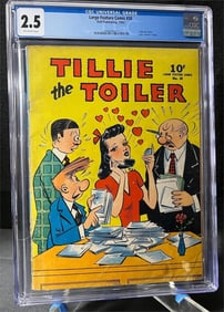 Large Feature Comic 30 Golden Age Comic CGC 2.5