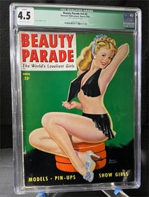 Beauty Parade V5 #2 Q CGC 4.5 Golden Age Magazine