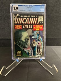 Uncanny Tales 37 CGC 3.0 Silver Age Horror Comic