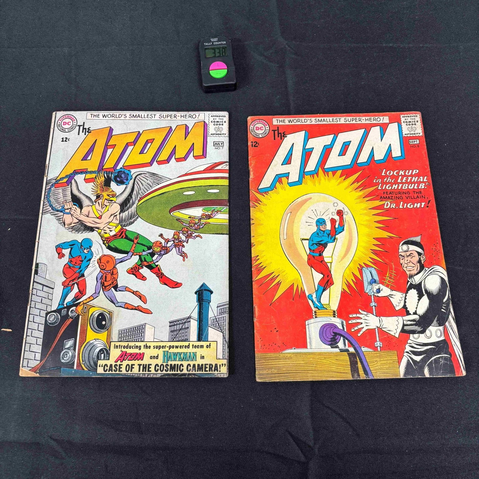 Atom 7 & 8 Silver Age DC Comic Books (1 of 2)