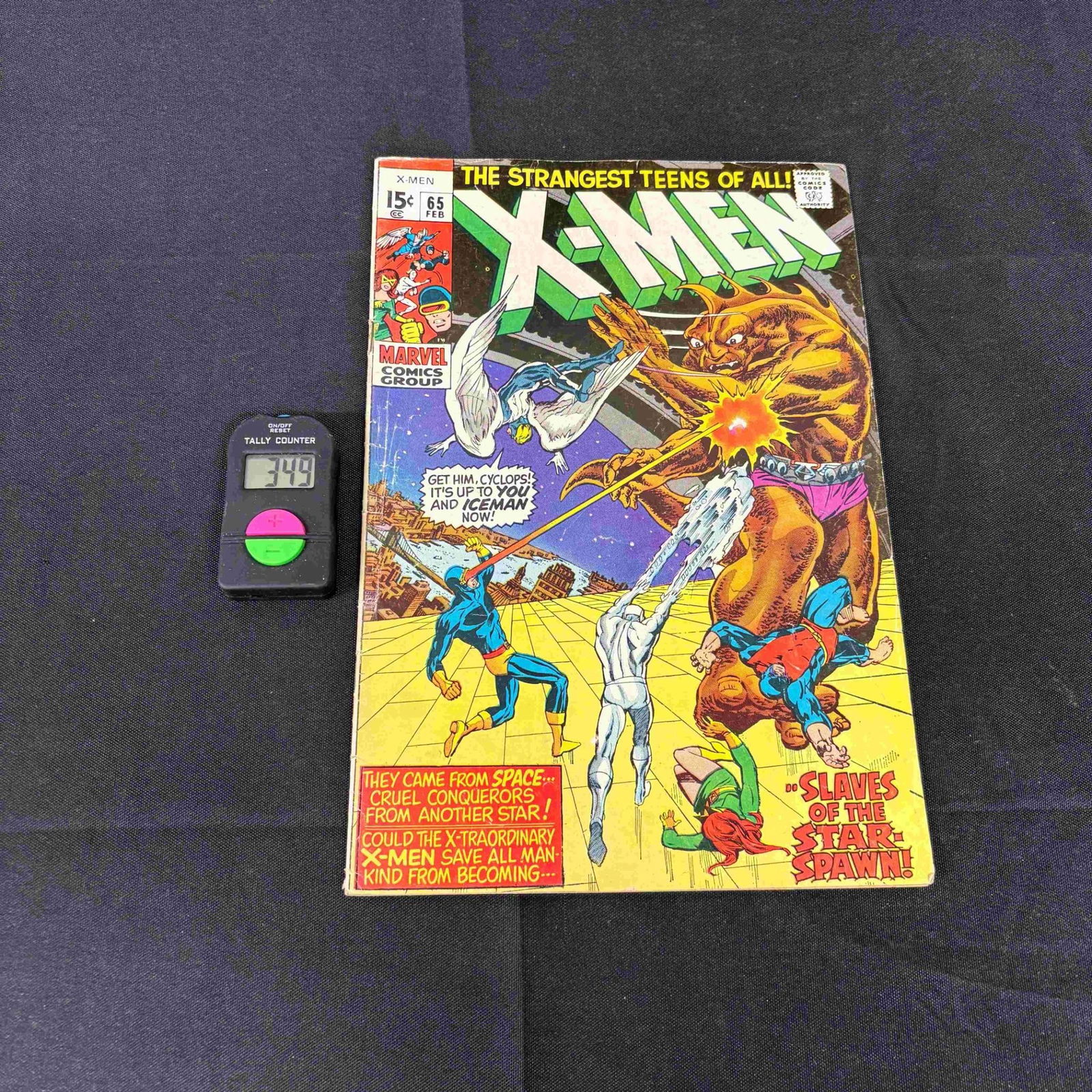 X-men 65 Marvel 1st Series Comic Book (1 of 2)