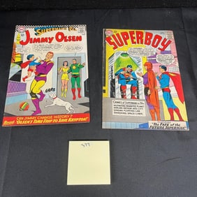 Jimmy Olsen & Superboy DC Silver Age Comic Books