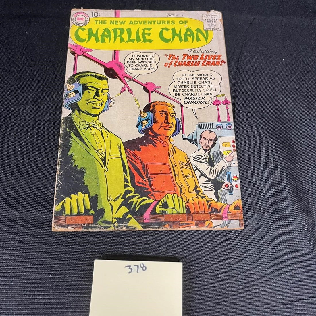 Charlie Chan 3 DC Silver Age Comic Book (1 of 2)