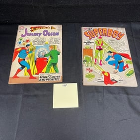 Jimmy Olsen & Superboy DC Silver Age Comic Books