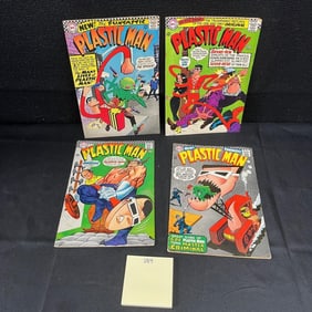 Plastic Man 1-4 DC Silver Age Comic Book Lot