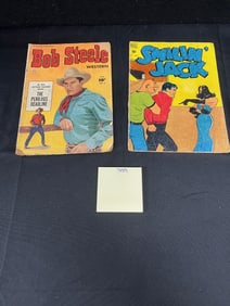 Bob Steele 3 & Smilin Jack Golden Age Comic Books